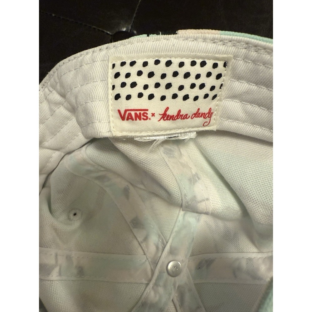Vans Hat Kendra Dandy Logo  Adjustable Strap Baseball Cap Mod Eye Canvas - Picture 6 of 6